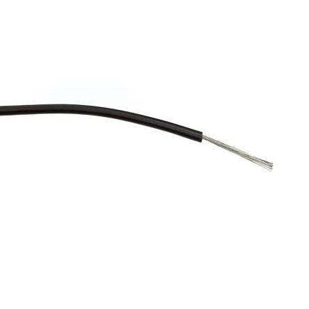 Zapojovací vodič, typ kabelu: Třída 5 BS EN 60229, prameny vodičů: 24/0.2 mm, Černá, 1000V ac 100 m Polyvinylchlorid RS