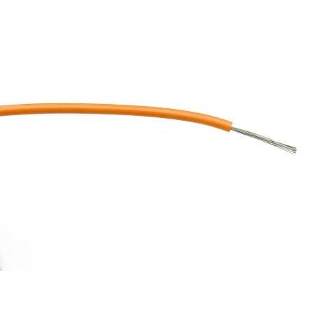 Zapojovací vodič, řada: RS PRO, typ kabelu: Třída 5 BS EN 60228, prameny vodičů: 24/0.2 mm, Oranžová, 1000V ac 500 m