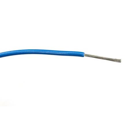 Zapojovací vodič, typ kabelu: Třída 5 BS EN 60228, prameny vodičů: 32/0.2 mm, Modrá, 1000V ac 100 m Polyvinylchlorid RS