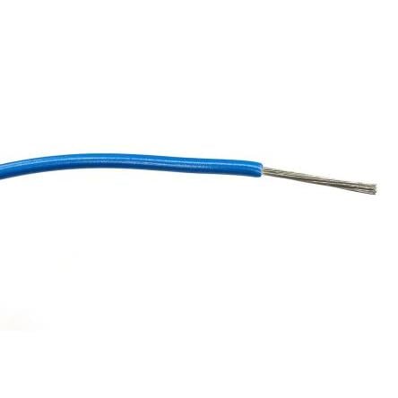 Zapojovací vodič, typ kabelu: Třída 5 BS EN 60228, prameny vodičů: 32/0.2 mm, Modrá, 1000V ac 500 m Polyvinylchlorid RS