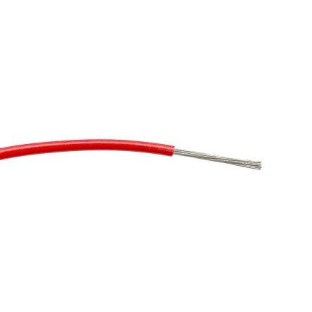 Zapojovací vodič, typ kabelu: Třída 5 BS EN 60228, prameny vodičů: 32/0.2 mm, Červená, 1000V ac 500 m Polyvinylchlorid