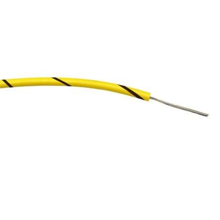 Zapojovací vodič, typ kabelu: Třída 5 BS EN 60228, prameny vodičů: 7/0.2 mm, Černá, Žlutá, 1000V ac 100 m