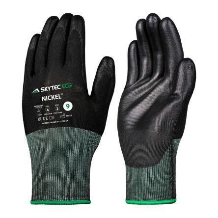 Skytec Manipulační rukavice Černá CE, EN 407:2020 Polyester Ano Ano Ano Polyuretan 8 Eco Nickel