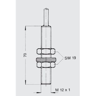 WIKA Magnetický jazýčkový spínač SPDT Průchozí otvor 0.5 A 230 V