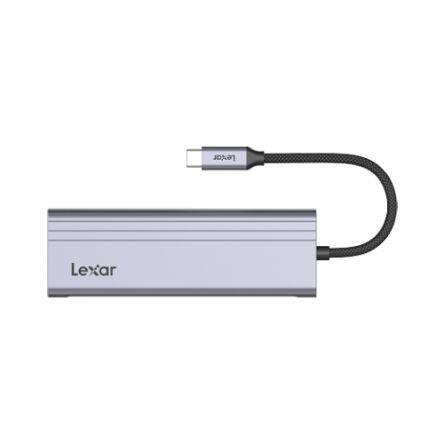Rozbočovač USB-C LPAH31N-RNHNG, standard: USB typu C USB, počet portů USB: 4 USB Lexar