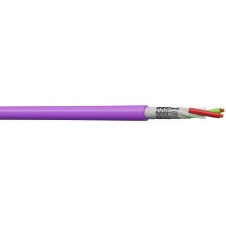 Bus kabel, řada: C-BUS/P 1 párů v balení, Polyuretan, Polyvinylchlorid, Polyetylen, 300V, chování ohně: IEC 60332-1,