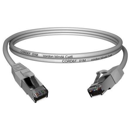 Multimedia Connect Kat6 Ethernetové kabely, Šedá, Polyvinylchlorid 10 m, typ pláště: F/UTP Stíněný