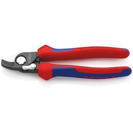 Štípací kleště, celková délka: 165mm, Vícesložková rukojeť Bez úkosu, Hliníkový drát, Měděný drát, číslo modelu: Knipex