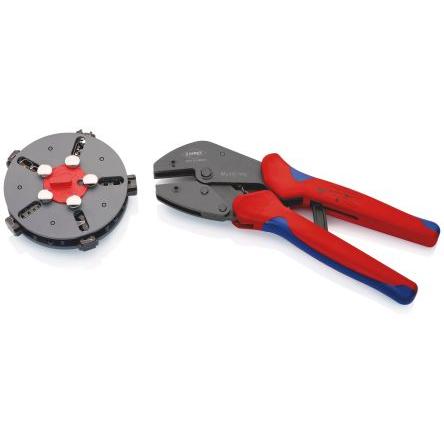 Krimpovací nástroj, řada: MultiCrimp Knipex, pro použití s: Neizolované svorky s otevřeným válcem