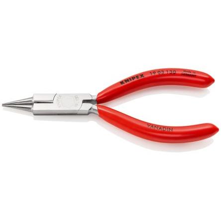 Kulaté kleště 1, celková délka: 130mm, Vanadová elektrická ocel délka čelistí 32mm Kulatý Knipex
