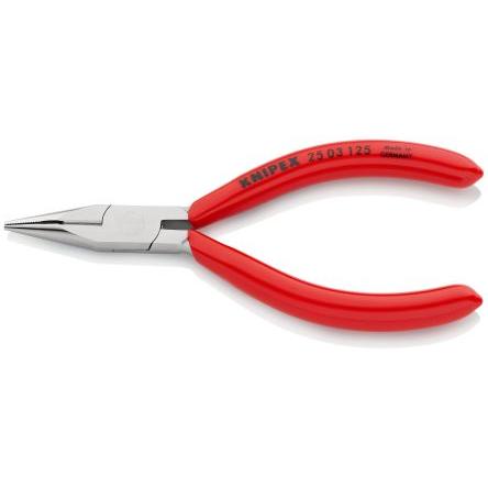 Úzké kleště 1, celková délka: 125mm, Vanadová elektrická ocel délka čelistí 27mm Přímý Knipex
