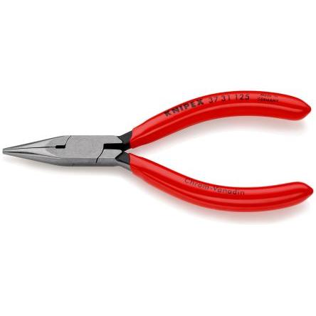 Ploché kleště 1, celková délka: 125mm, Nástrojová ocel speciální kvality délka čelistí 27mm Kulatý Knipex