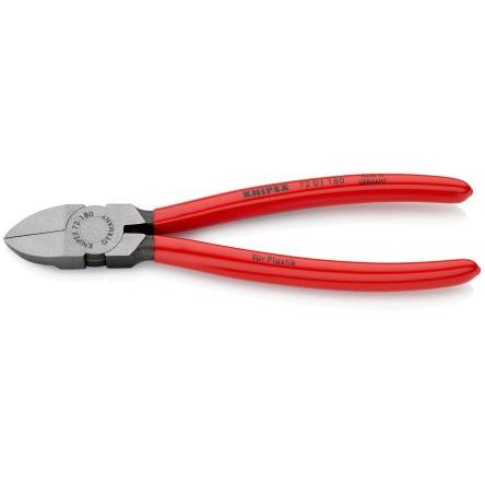 Plastové štípací kleště, celková délka: 180mm, Plastové Bez Kuželové, Plastové, číslo modelu: Knipex Knipex
