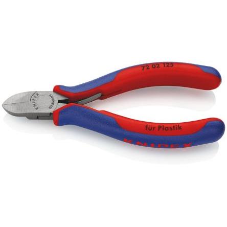 Plastové štípací kleště, celková délka: 125mm, Vícesložková rukojeť Bez Kuželové, Plastové, číslo modelu: Knipex Knipex