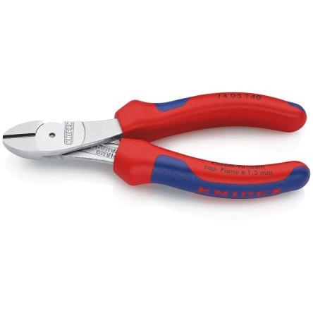 Boční řezačka, celková délka: 140mm, Vícesložková rukojeť Bez Kuželové kapacita řezání 3.1 mm, číslo modelu: Knipex