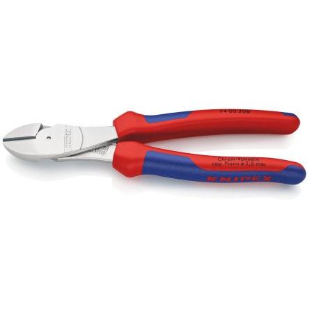 Boční řezačka, celková délka: 200mm, Vícesložková rukojeť Malé vychýlení kapacita řezání 4.2 mm, číslo modelu: Knipex