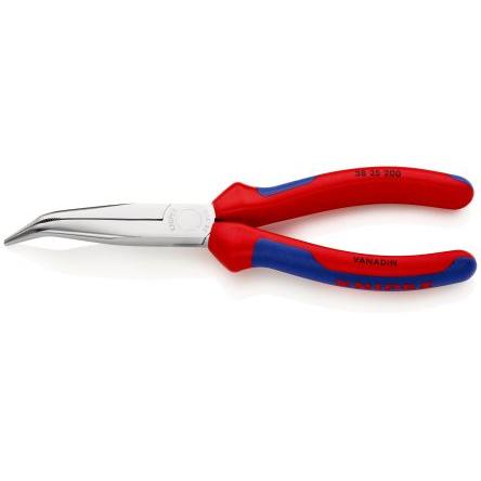 Kleště 1, celková délka: 200mm, Nástrojová ocel speciální kvality délka čelistí 73mm Ohnutý nos Knipex
