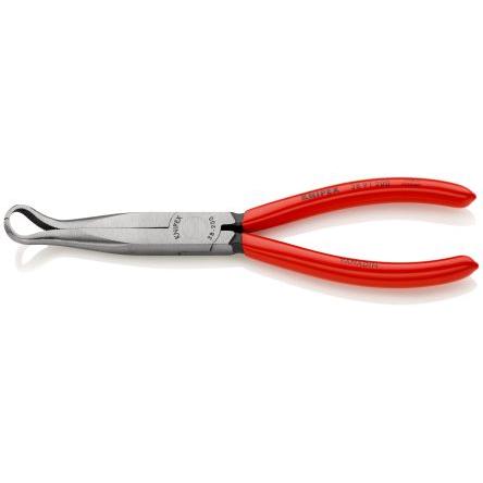 Kleště 1, celková délka: 200mm, Nástrojová ocel speciální kvality délka čelistí 73mm Ohnutý nos Knipex
