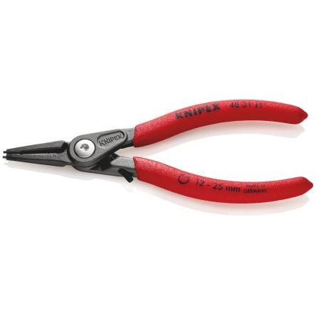 Kleště na pojistné kroužky 48 31 J1, celková délka: 140mm 1, Chrom-vanadová ocel, Elektrická ocel Knipex
