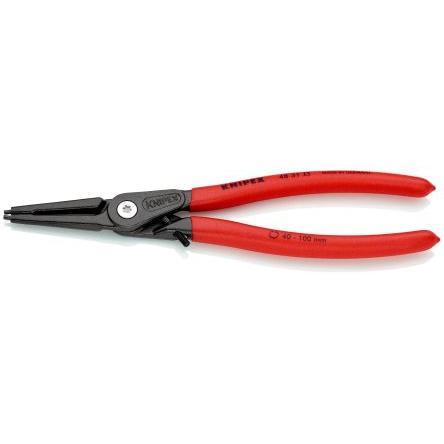 Kleště na pojistné kroužky, celková délka: 225mm 1, Chrom-vanadová ocel, Elektrická ocel Knipex