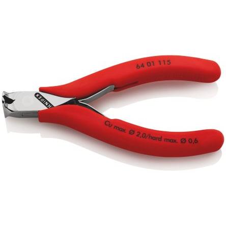 Řezačka, celková délka: 115mm Štípací kleště Knipex, kapacita řezání: 1 mm