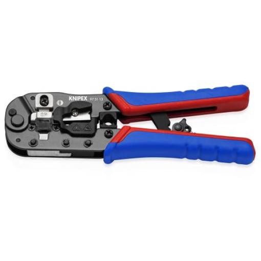Krimpovací nástroj, řada: 97 Knipex 3.3 mm, pro použití s: Konektory RJ45