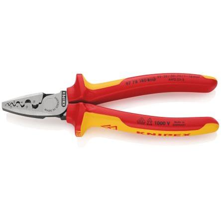 Krimpovací nástroj, řada: 97 Knipex 4.5 mm, pro použití s: Drážkovací pouzdro