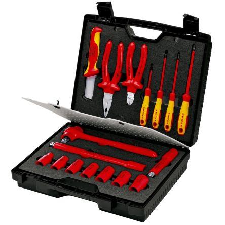 Kufřík na nářadí barva Černá, Plastové Knipex, výška: 105 mm, délka: 385 mm 440mm