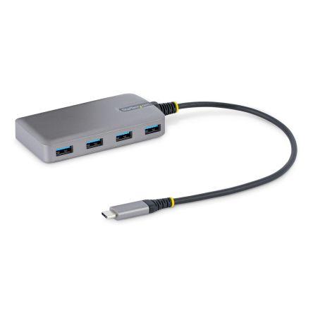 Rozbočovač USB-C 5G4AB-USB-C-HUB, standard: USB 3.0 USB, počet portů USB: 4 Napájení sběrnicí 420 mm StarTech.com 16 mm