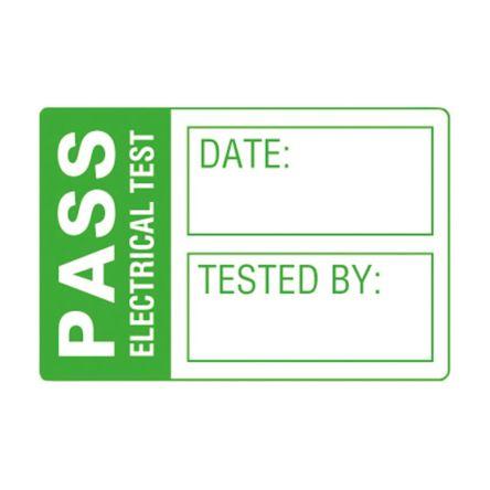 Testovací štítek PAT LAB1, Štítek testu, pro použití s: PAT 32 Martindale