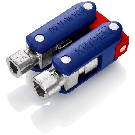 Klíč na rozvodné skříně Tlakově litý zinek 9 Nikl Knipex Klíč pro rozvaděče