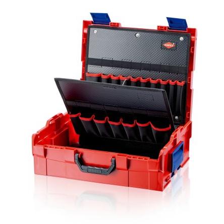 Kufřík na nářadí barva Červená, Plastové Knipex, výška: 151 mm, délka: 442 mm 357mm
