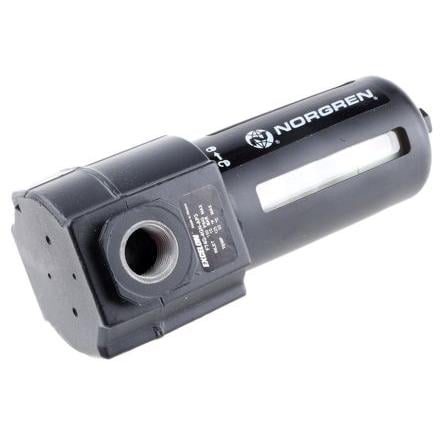 Pneumatický filtr, řada: F74G 40 μm, max. průtok: 83dm³/s, přípojka portu: 1/2 in G Automatické 10 bar Norgren