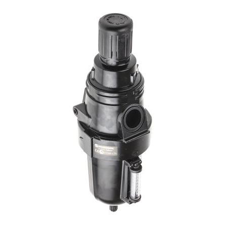 Regulátor s filtrem, řada: B68G 40 μm, přípojka portu: 1.5 in, max. tlak: 17 bar Automatické 1/8 in Norgren