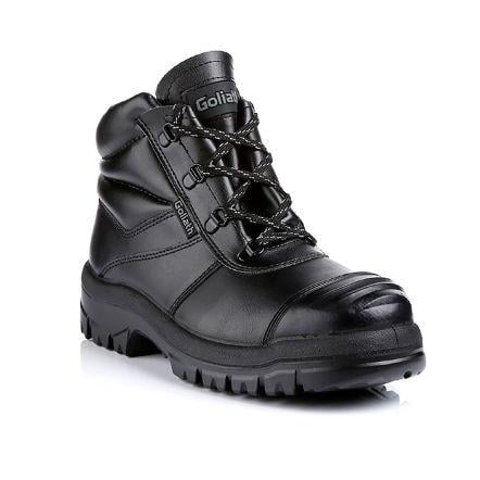 HRO, řada: Chukka Boot Bezpečnostní obuv obuv Unisex, Ocel 6, Černá Ano Goliath 39 SRC