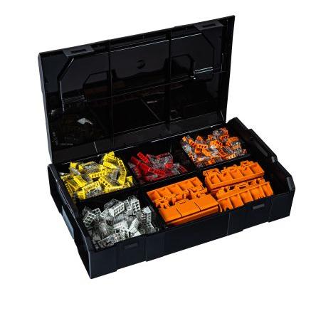 Box na nářadí barva Černá, Polypropylen 6zásuvkový BS SYSTEMS, výška: 63 mm, délka: 258.5 mm 157.5mm