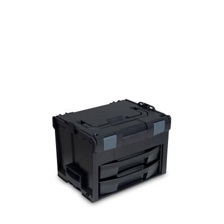 Kufřík na nářadí barva Černá, ABS BS SYSTEMS, výška: 322 mm, délka: 445 mm 358mm
