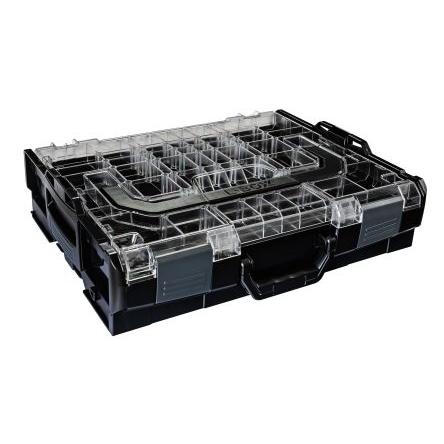 Kufřík na nářadí barva Černá, ABS BS SYSTEMS, výška: 118 mm, délka: 445 mm 358mm