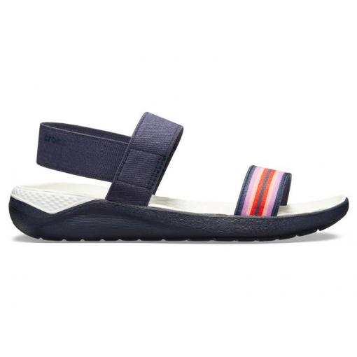 CROCS LITERIDE COLORBLOCK SANDAL WOMEN - Navy W8 (38-39)