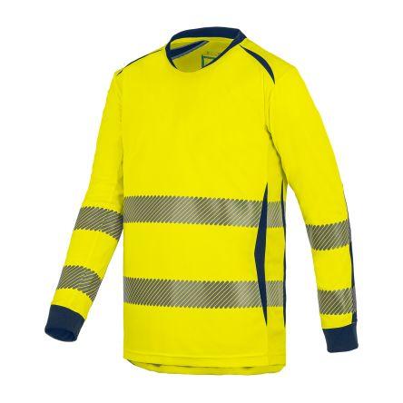 T2S TSHIRLGHL01 Tmavomodrá, Žlutá Unisex Reflexní tričko L