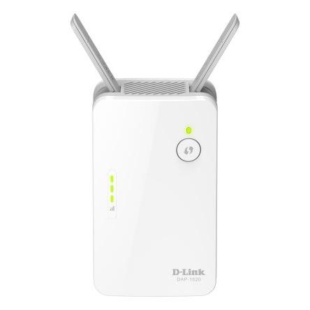 Rozšiřovač WiFi, model: DAP-1620 AC1300 Wi-Fi Range Extender 1300Mbps D-Link, 802.11Ac/N/G/B/A