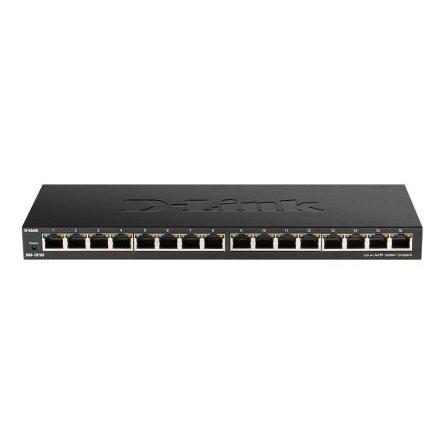 Gigabitový switch, model: 16-Port Gigabit Unmanaged Switch 16portový 10Mbps, 100 Mbps, 1000 Mbps D-Link Neřízený