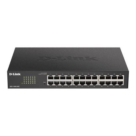 Chytrý spínač, model: 24-Port Gigabit Smart Managed Switch 24portový 10Mbps, 100 Mbps, 1000 Mbps D-Link Inteligentní