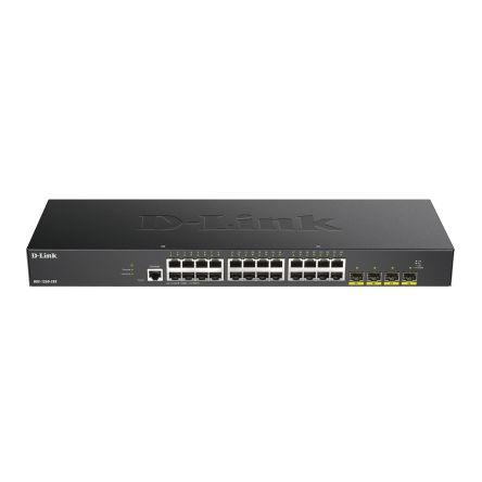 Chytrý spínač, model: 28-Port Gigabit Smart Managed Switch with 10G Uplinks 28portový 10Mbps, 100 Mbps, 1000 Mbps D-Link