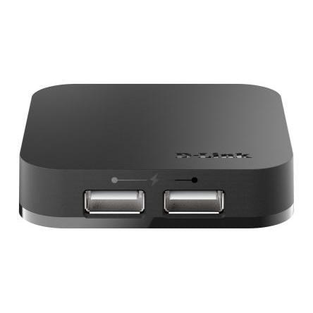 Rozbočovač USB 2.0 DUB-H4/E, standard: USB 2.0 USB, počet portů USB: 4 Externí napájecí adaptér D-Link