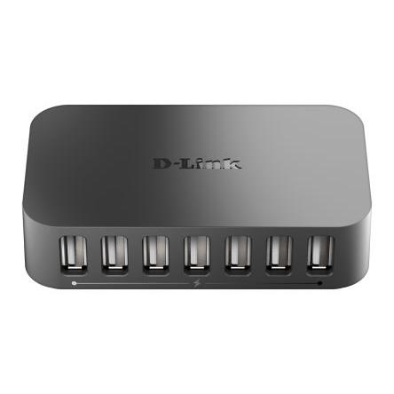 Rozbočovač USB 2.0 DUB-H7/E, standard: USB 2.0 USB, počet portů USB: 7 Externí napájecí adaptér D-Link