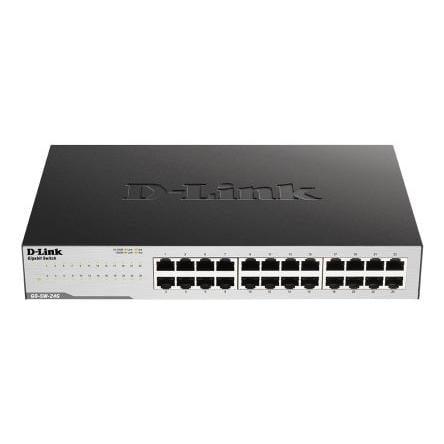 Síťové přepínače, model: 24‑Port Gigabit Easy Desktop Switch 24portový 10Mbps, 100 Mbps, 1000 Mbps D-Link Neřízený