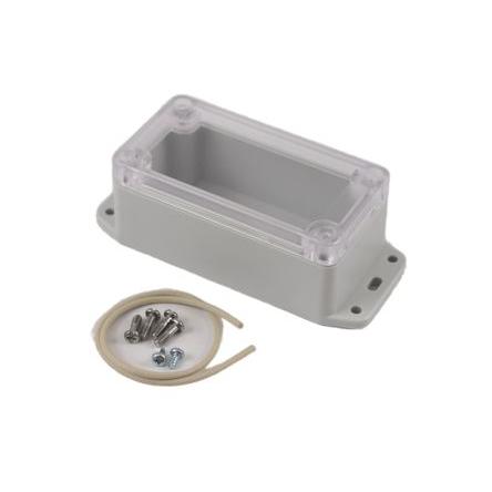 Hammond Univerzální skříň, řada: RP IP65 S přírubou barva Světle šedá barva Průhledné Polykarbonát 95 mm 40 mm 50 mm