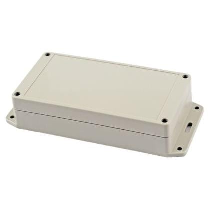 Hammond Univerzální skříň, řada: RP IP65 S přírubou barva Světle šedá barva Světle šedá ABS 165 mm 40 mm 85 mm