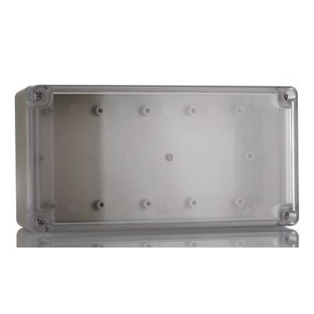 Hammond Univerzální skříň, řada: RP IP65 barva Světle šedá barva Čirá ABS 165 mm 55 mm 85 mm Pryž